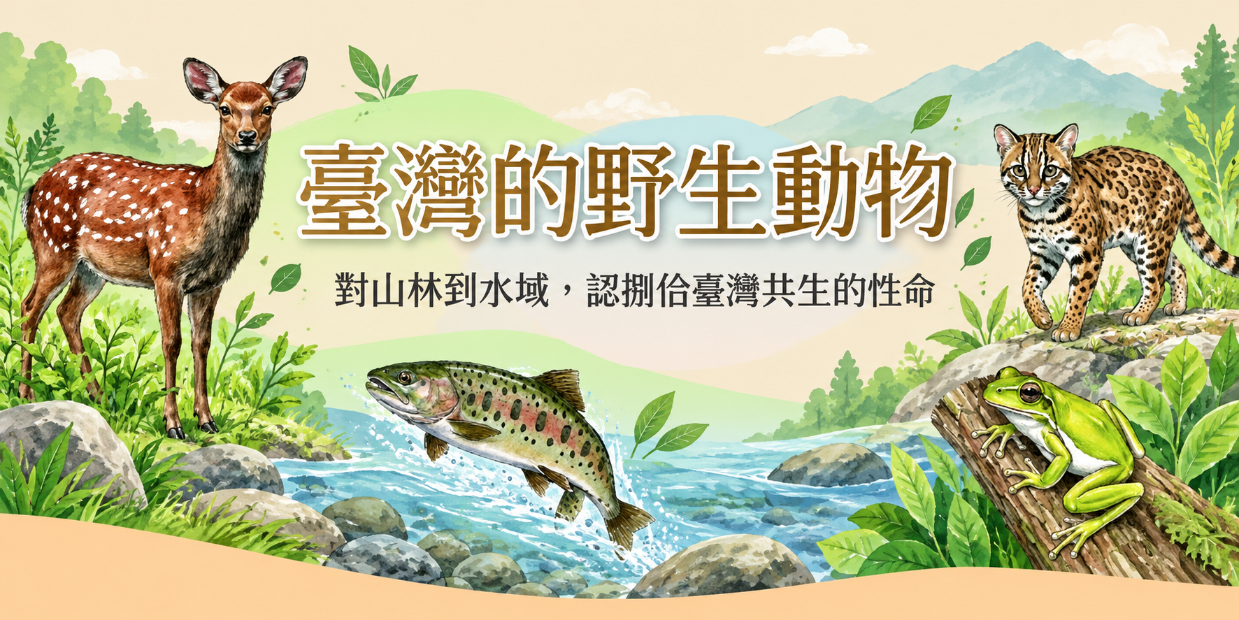 【節慶&宣導】 臺灣的野生動物/台語版
